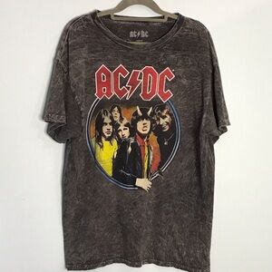 AC/DC Distressed Graphic Tee